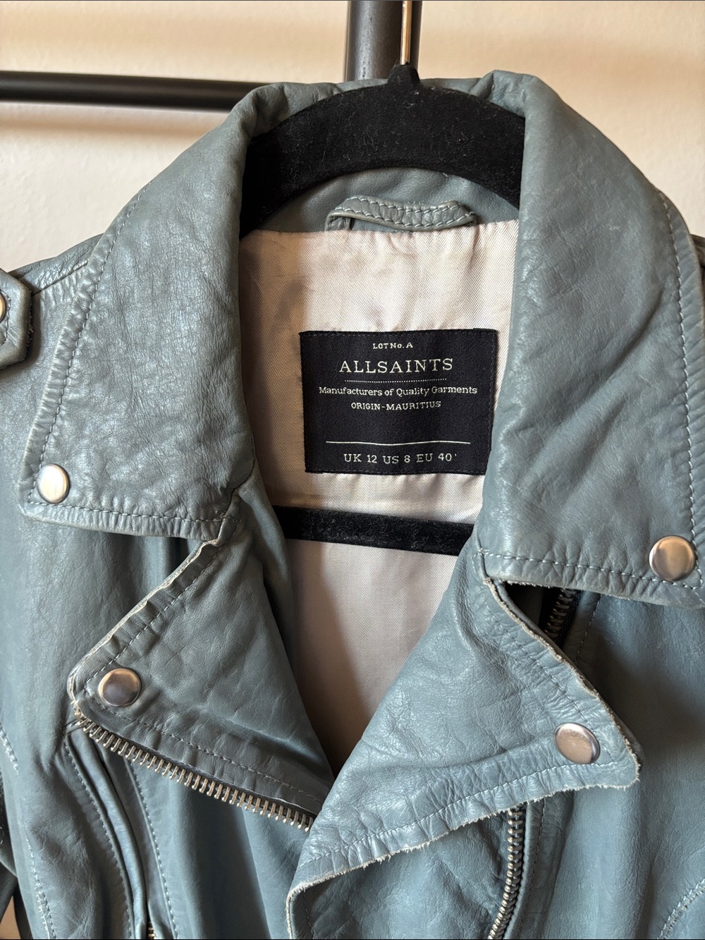 All Saints Leather Jacket - Picture 3 of 5